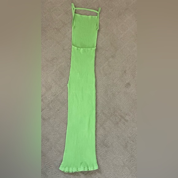 Isabella Quinn Green Ribbed Dress - Picture 3 of 4